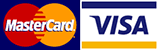 Mastercard and Visa Logos